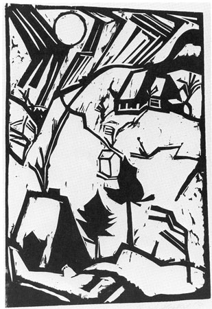 Schneetreiben, 1914