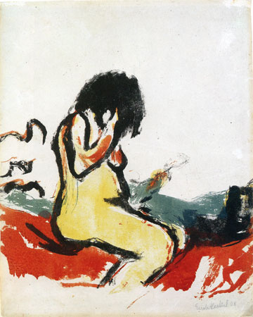 Sitzende Frau, 1908