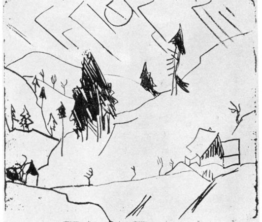 Erzgebirgslandschaft, 1914