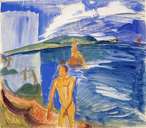 Badende, 1921