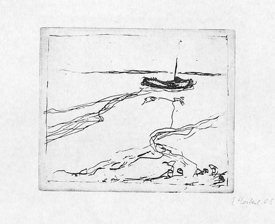 Boot im Watt, 1908