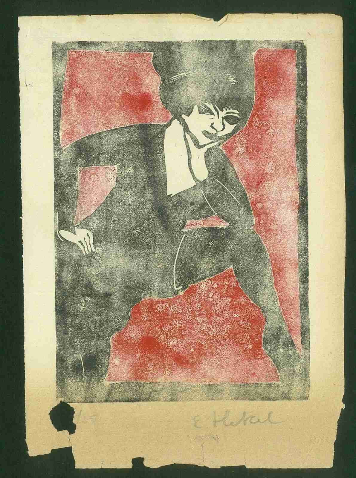 2018 – Farbholzschnitt, verkleinerte Kopie nach Hz The merry Puck, 1911 – ebay